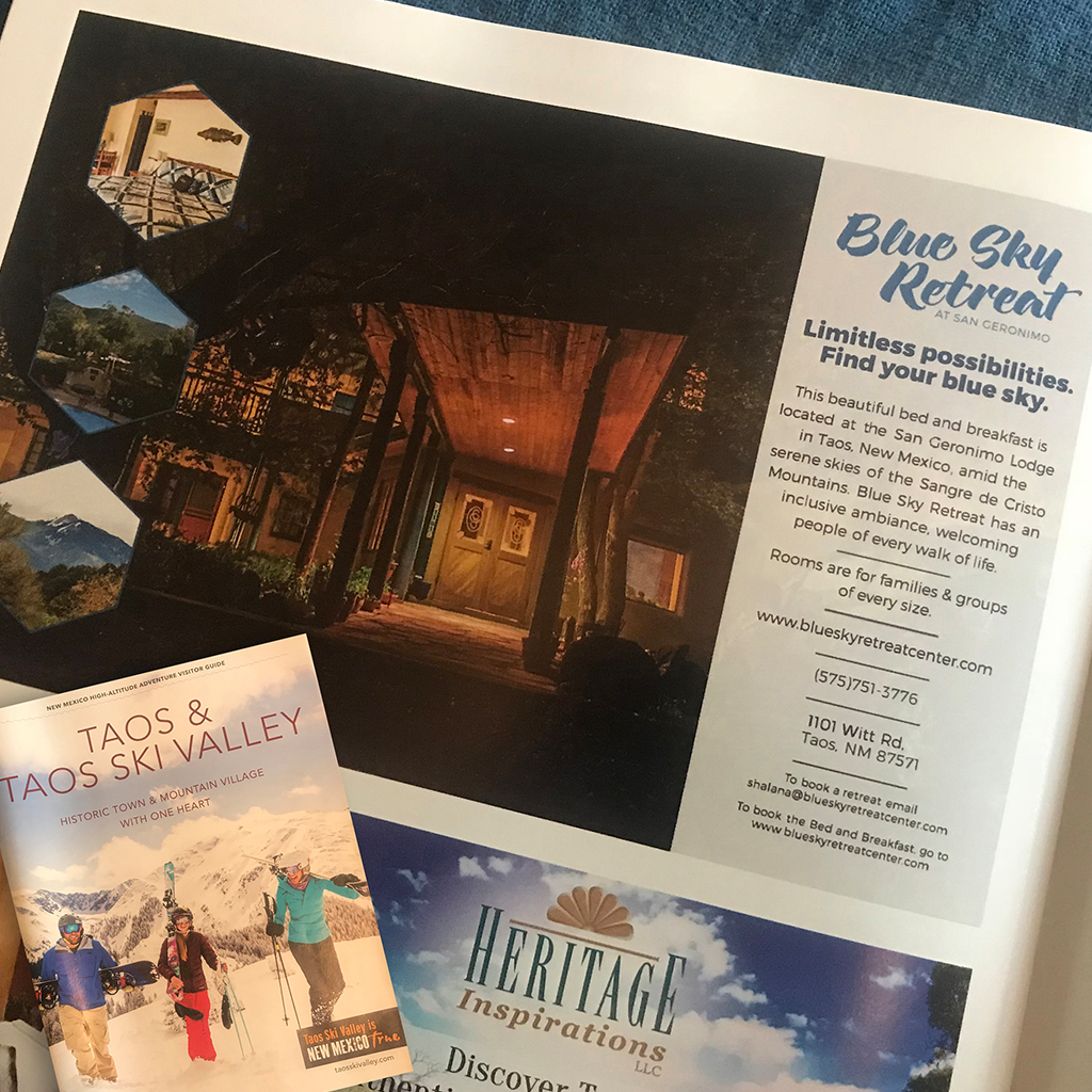 portfolio square blue sky retreat advertisement