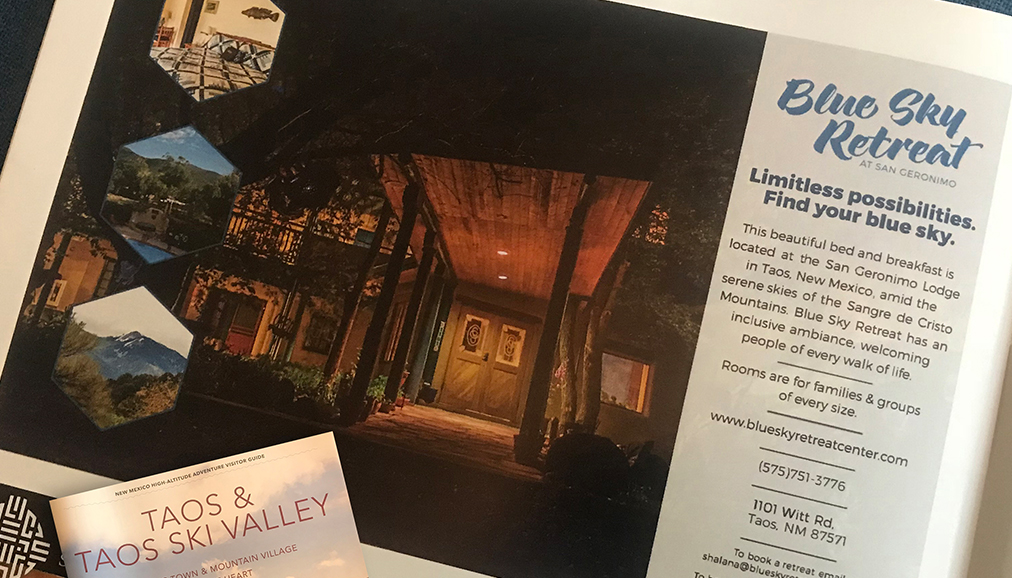 Blue Sky Retreat Ad